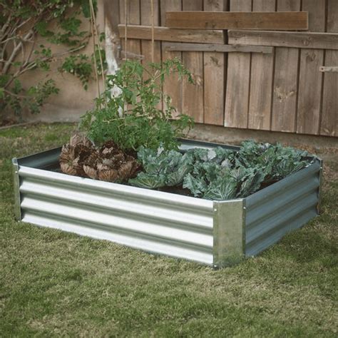 diy corrugated metal garden